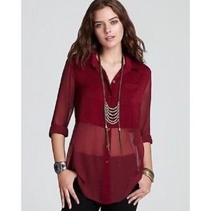 [Free People] Best of Both Worlds Button Down